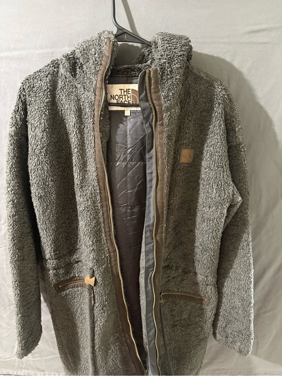 The North Face Other - The North Face Gray Sherpa Fleece Zip Jacket